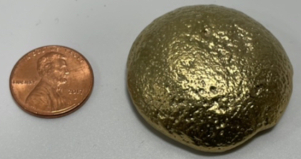 (1) 78.60g Gold Recovery BAR From Melted Computer Pins&hellip; Not Pure Gold