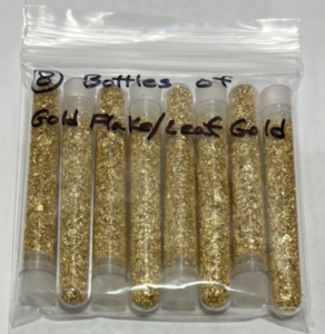 (8) Bottles Of Gold Flake/Leaf