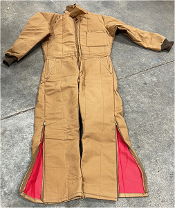 (1) Insulated Coveralls Small Or Medium. No Size Tag