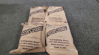 (4) MRE Meals