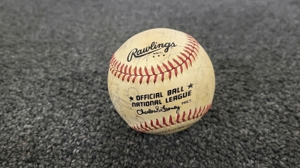 Unauthenticated Autographed Baseball