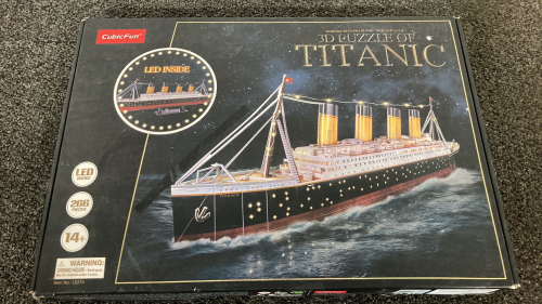 CubicFun 3D LED Puzzle Of Titanic