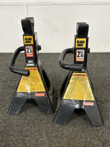 Pair of Black Jack Brand 2 1/4 Ton Jack Stands