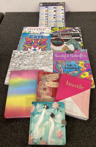 Adult Coloring Books, Journals And Gemstone Guide