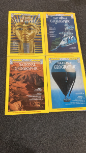 Box of National Geographic Books