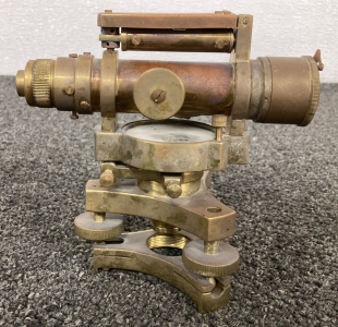 Stanley London Copper/Brass Surveyors Theodolite