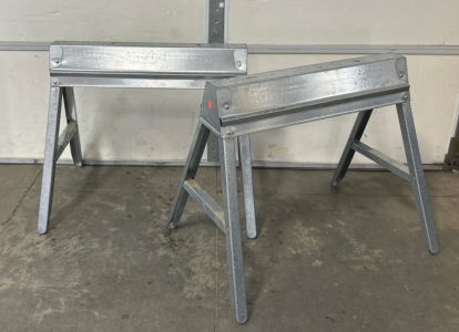 Pair of Metal/ Aluminum Saw Horses