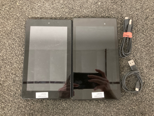 Amazon Fire Tablet & Nexus Tablet With USB Charging Cables