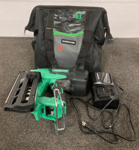 Metabo HPT Cordless Nail Gun With Bag, Saftey Glasses, and Battery Charger