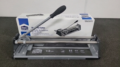 Project Source 14" Tile Cutter with Original Box