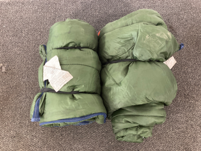 (2) Green Sleeping Bags