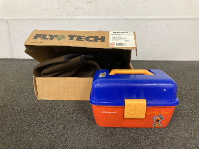 Fly Tech Stocking Foot Hip Wader and Kids Fishing Box
