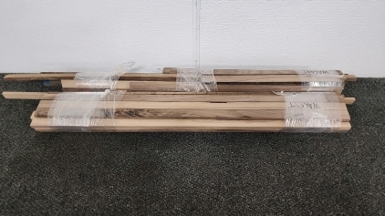 Forty Nine Random Sized Pieces Of Walnut Strips