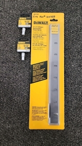 Brand New DeWalt 9/32" Sockets & 12-½ Replacement Planer Knives