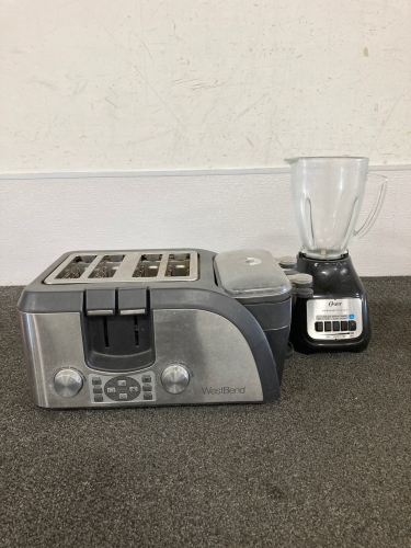 WestBend Toaster With Egg Cooker Includes And Oster Blender