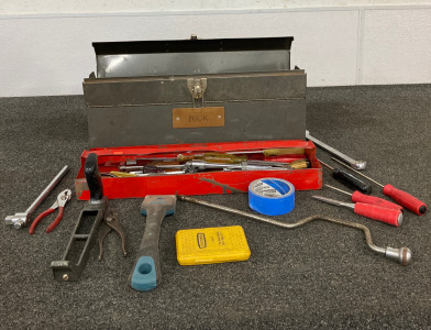 Ricks Tool Box With Tools