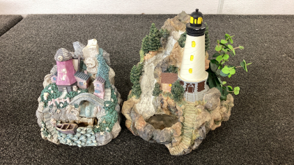 (2) Decorative Fountains