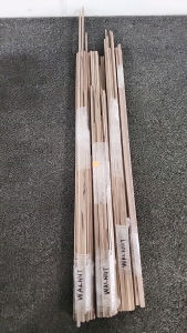 Bundles Of Walnut Strips Of Varying Sizes