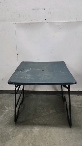 Green Plastic Folding Table