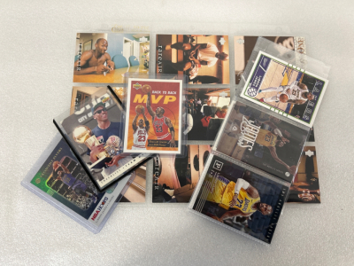 8 Lebron James Cards and 11 Michael Jordan Cards
