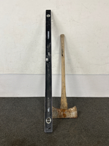 48” Husky Level and Double Headed Axe