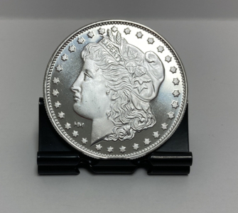 One Troy Ounce .999 Fine Silver Round— Verified Authentic