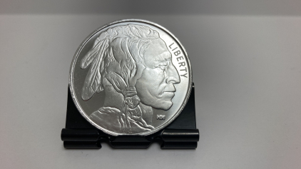 One Troy Ounce .999 Fine Silver Round— Verified Authentic