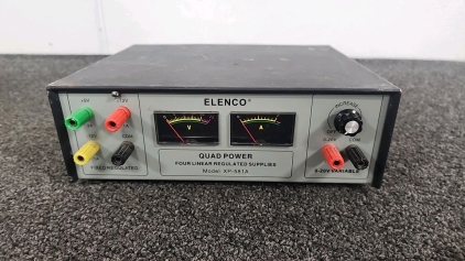 Elenco Quad Power Four Linear Regulated Supplies Model XP-581A
