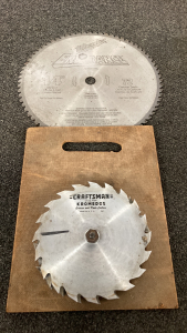 Milwaukee 14” Saw Blade And Craftsman Dado Blade