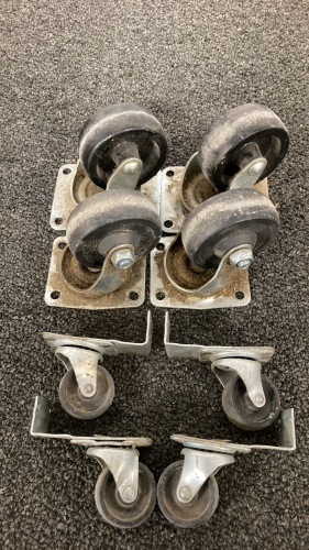 (2) Sets Of Swivel Casters