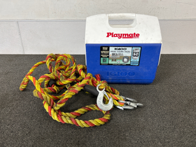 Playmate Cooler and Set of 2 Pulling Ropes