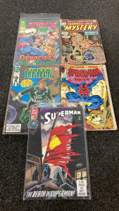 Comic Books Including: Superman, Spiderman And Green Lantern