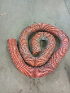 Industrial Expandable Duct Cloth Lined Hose 5" x 20'