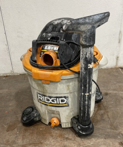 (1) Rigid 5.0 HP, 12 Gallon Shop Vacuum