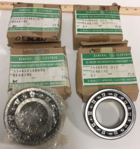 (4) General Electric General Use 4” Bearings