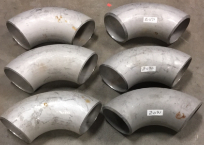 (6) 304L Steel 6” x 12” Elbows