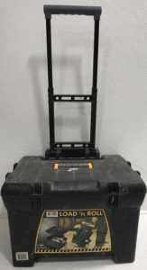 Load And Load Tool Box On Wheels With Handle