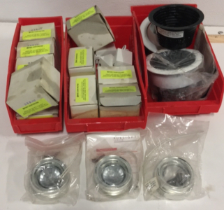 (3) Puklight Lensed LED Lights (10) Ardee lighting Bulb Diskus And More Various lighting Supplies