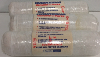 (3) Waukesha Dresser 17” Lube Oil Filter Elements