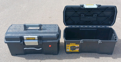 (2) DeWalt Tool Boxes