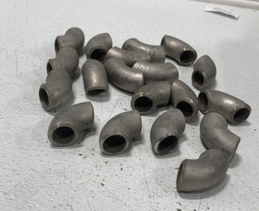 (17) 90 Degree Angled Stainless Steel Pipe Connector Elbows