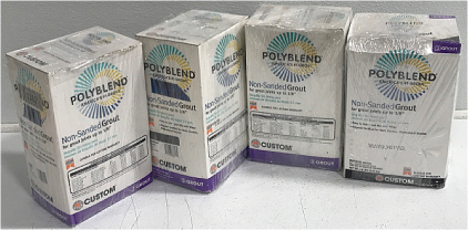 (4) Boxes Of Polyblend Non - Sanded Grout