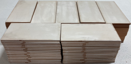 Equivalent of (3.5) Boxes of Dolce Italia 4”x8” Off White Tile