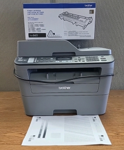 Working WiFi Brother MFC-L2700DW 3-in-1 Printer, Copier and Fax Machine