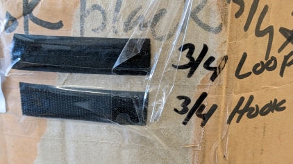 3/4" Black Velcro