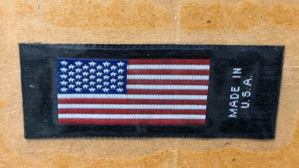 (276,000) Embroidered "Made in U. S. A." Cloth Tags