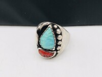 Silver & Turquoise Ring