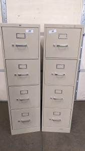 Matching Letter-size File Cabinets