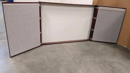 Whiteboard/Tack-board Cabinet for Notices/Presentations