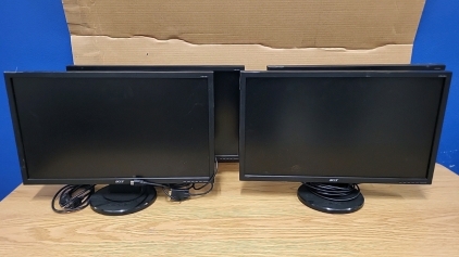 Acer Computer Monitors with VGA to HDMI and Power Cables